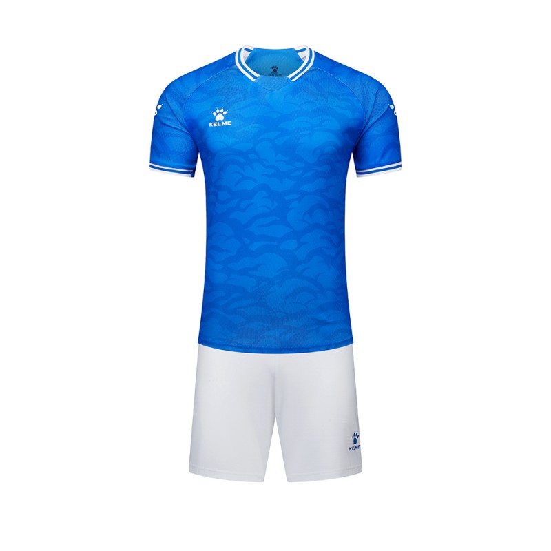 Комплект футбольної форми Kelme синій  короткий рукав REAL 8451ZB1253.9481