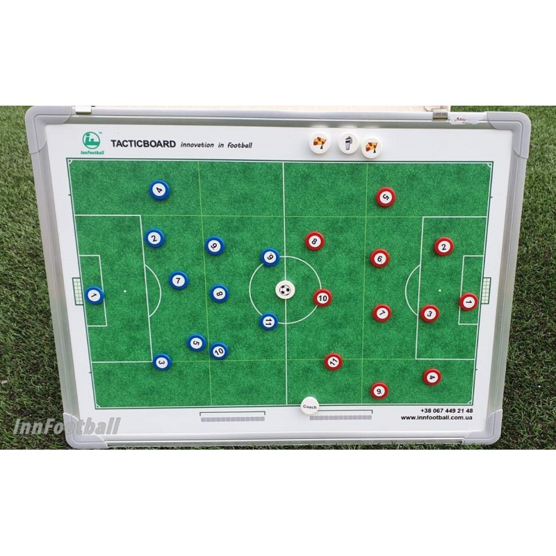 Тактическая доска футбольного поля «TACTICBOARD-2» 60х90см