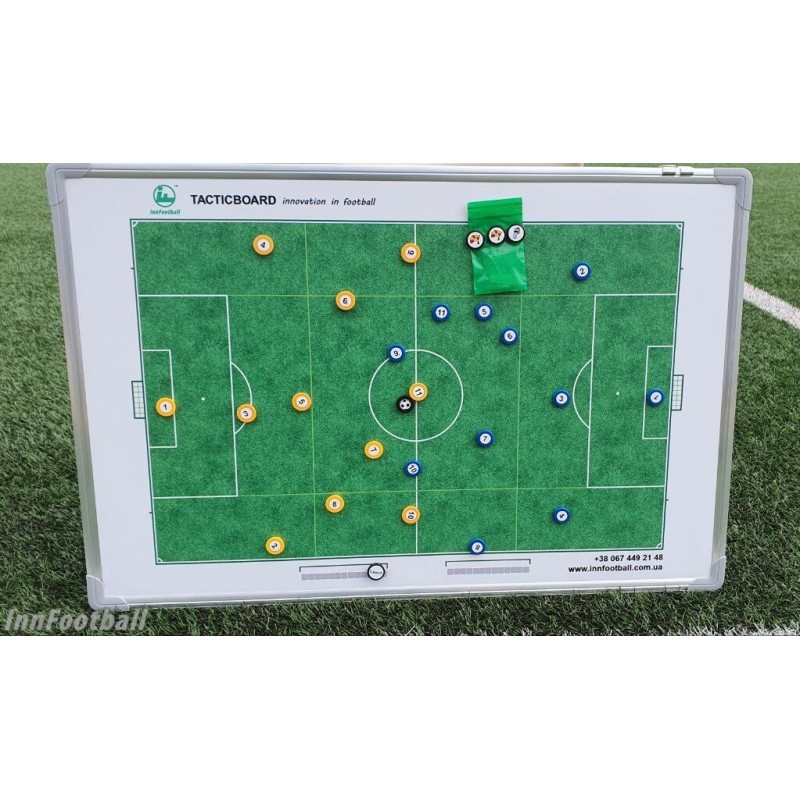 Тактическая доска футбольного поля «TACTICBOARD-2» 60х90см