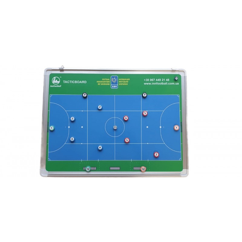 Тактическая доска футзальной площадки «TACTICBOARD-FUTSAL-3» 60х90см
