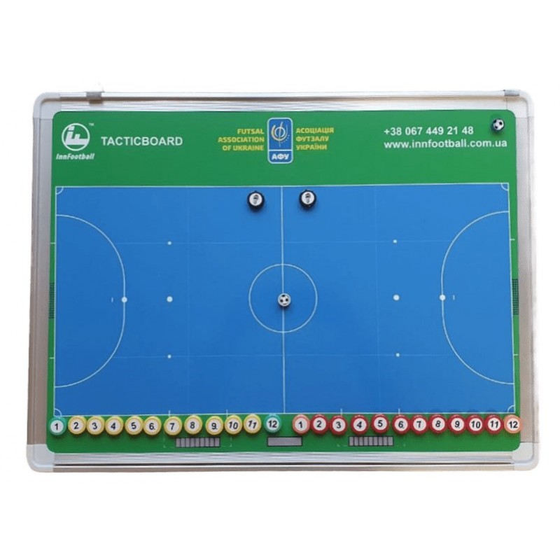 Тактическая доска футзальной площадки «TACTICBOARD-FUTSAL-3» 60х90см