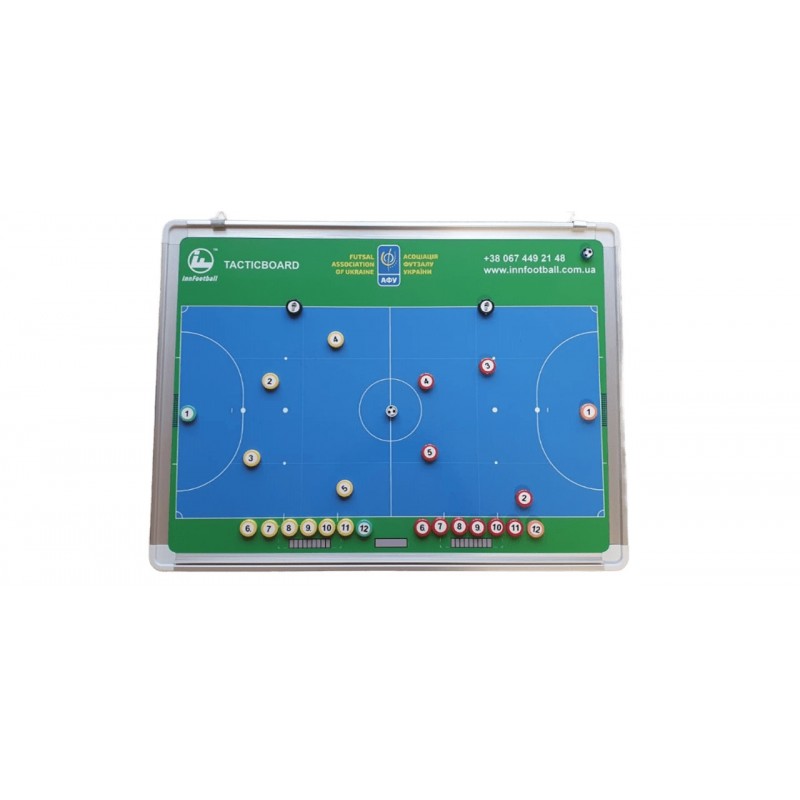 Тактическая доска футзальной площадки «TACTICBOARD-FUTSAL-3» 60х90см