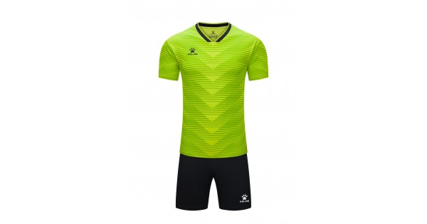 Комплект Kelme футбольной формы салатовый к/р RONDA 8451ZB1247