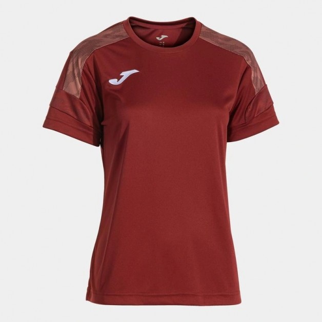 Футболка женская Joma бордовая короткий рукав CHAMPIONSHIP VIII 902514.671