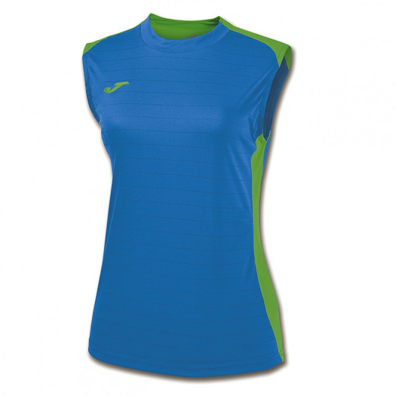 Майка JOMA  синьо-салатова жін. CAMPUS II 900246.720