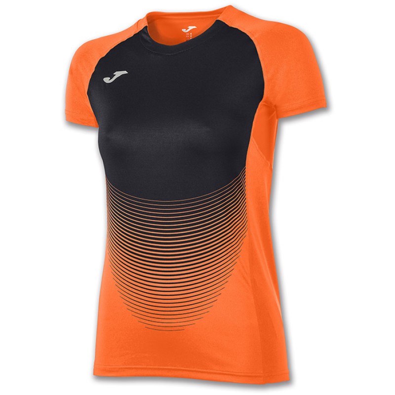 Футболка JOMA  оранжево-черная жен. ELITE VI 900641.051