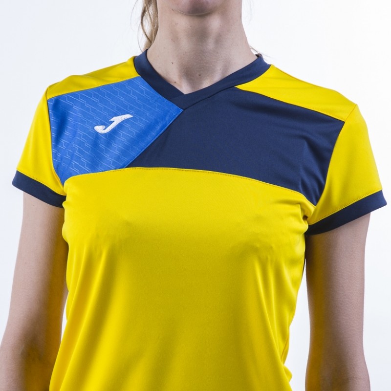 Футболка желто-т.синяя жен. CREW II 900385.903