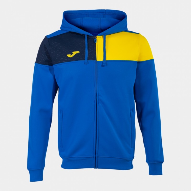Олимпийка JOMA CREW V с капюшоном темно-синяя 103087.709