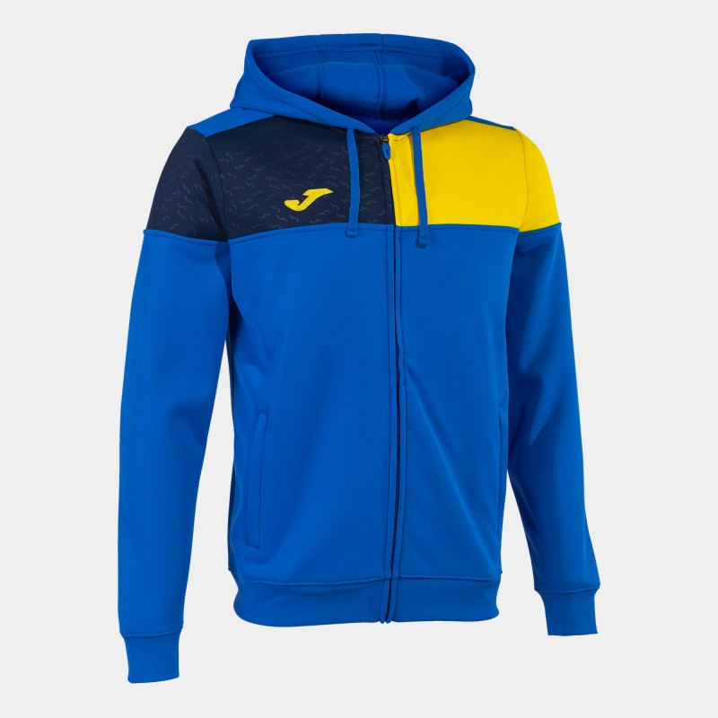 Олимпийка JOMA CREW V с капюшоном темно-синяя 103087.709
