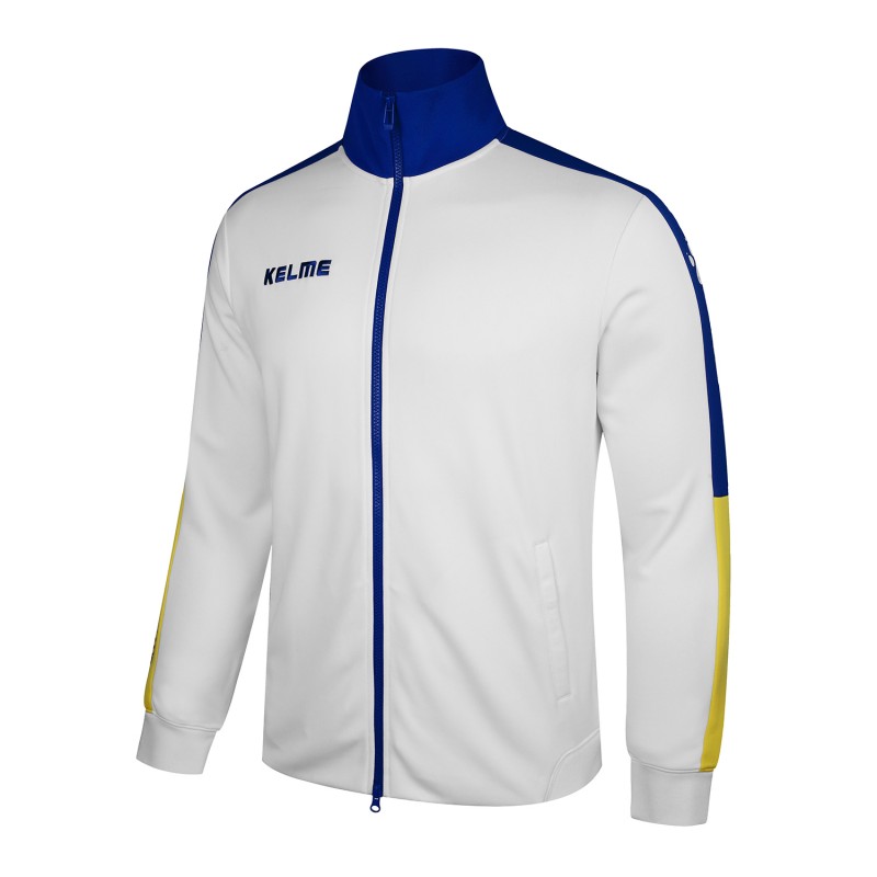Олимпийка Kelme TRAINING JACKET белая 3881330.9104