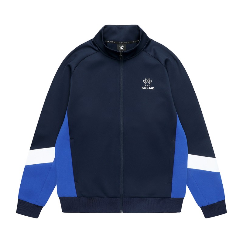 Олимпийка Kelme Knitted Jacket  т.сине-синяя 8061WT1007.9428