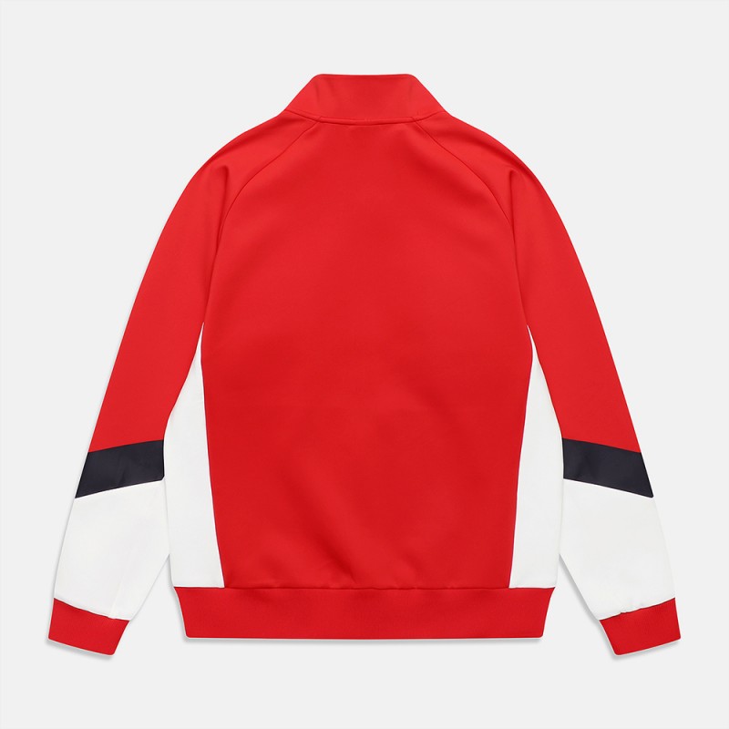 Олимпийка knitted jacket красно-белая 8061WT1007.9610