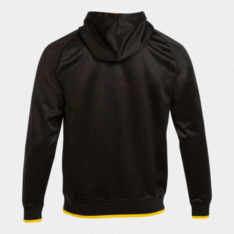 Олимпийка с капюшоном черно-желтая SUPERNOVA III 102262.109