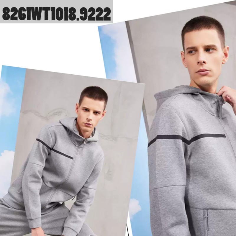 Олимпийка Kelme с капюшоном серая 8261WT1018.9222
