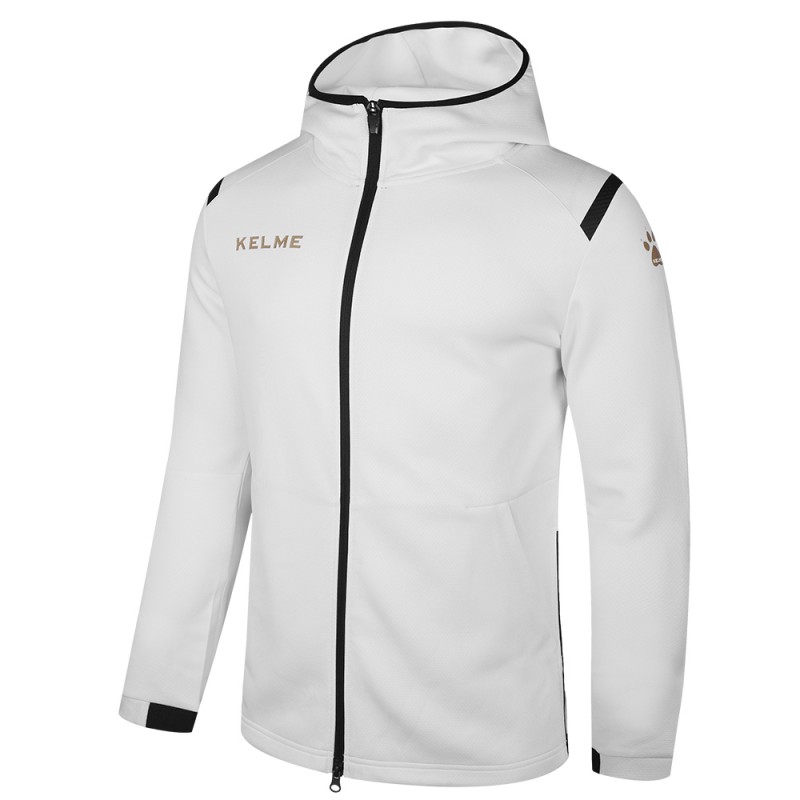 Олимпийка Kelme ROAD  с капюшоном белая 3881336.9100