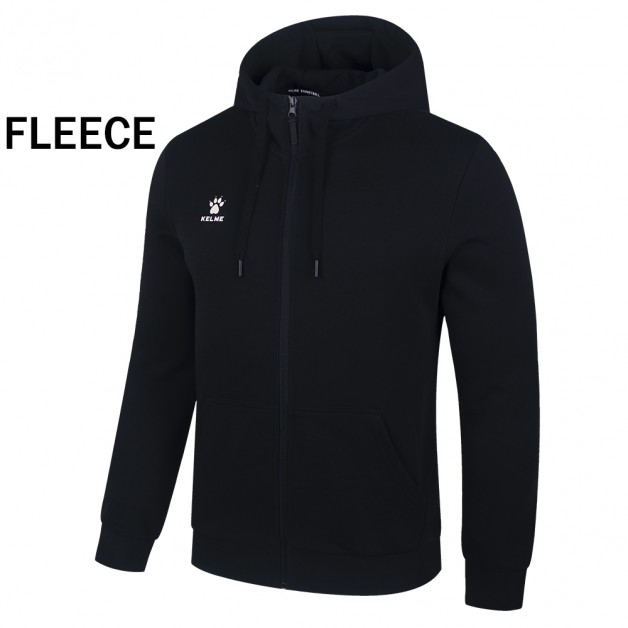 Олімпійка Kelme з капюшоном чорна фліс 7161WT1003.9000