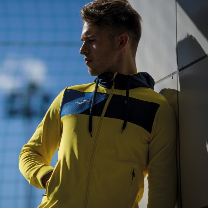 Олимпийка Joma CREW II желто-т.синяя 100615.903