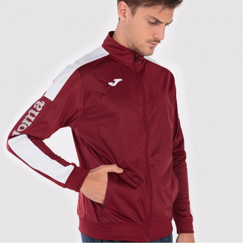 Олимпийка Joma CHAMPION IV  бордово-белая 100687.652