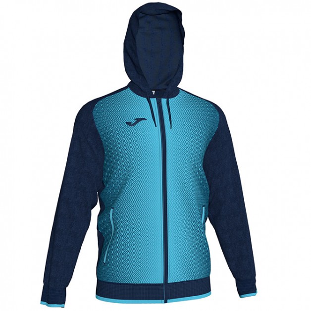 Олімпійка JOMA т.синьо-бірюзова з капюшоном SUPERNOVA 101285.342