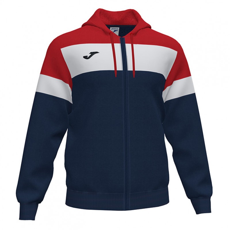 Олимпийка Joma CREW с капюшоном т.сине-красная 101537.336