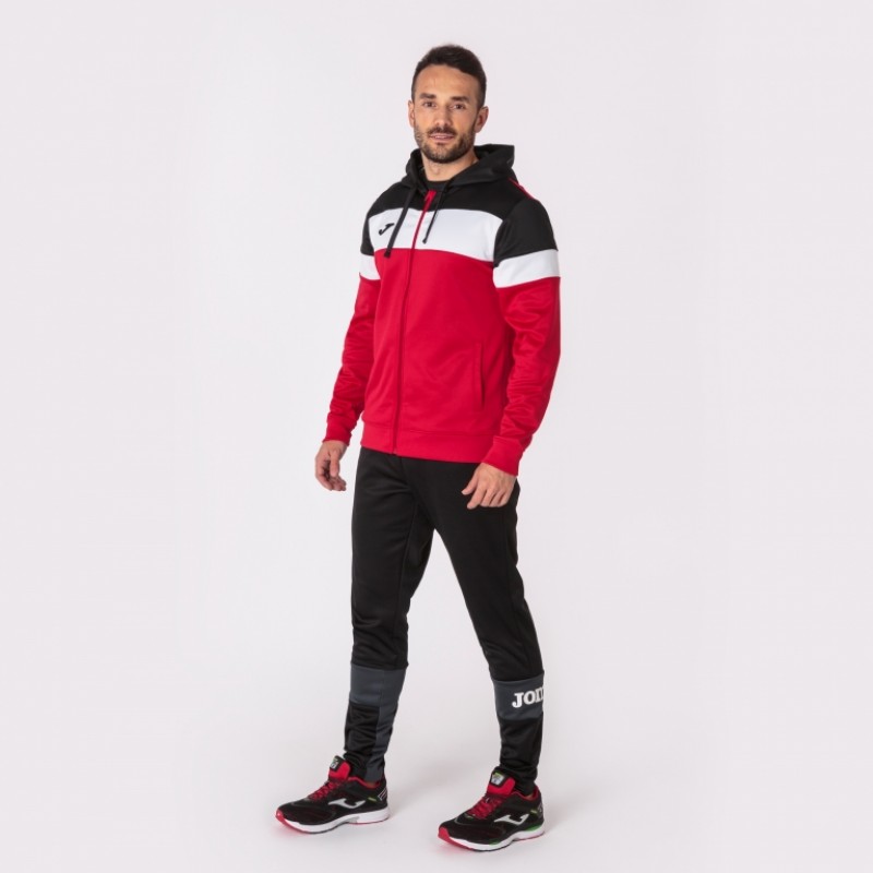 Олимпийка Joma CREW с капюшоном красно-черная 101537.601