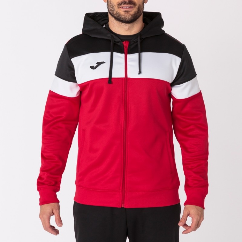 Олимпийка Joma CREW с капюшоном красно-черная 101537.601