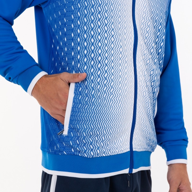 Олімпійка JOMA  синьо-біла з капюшоном SUPERNOVA 101285.702