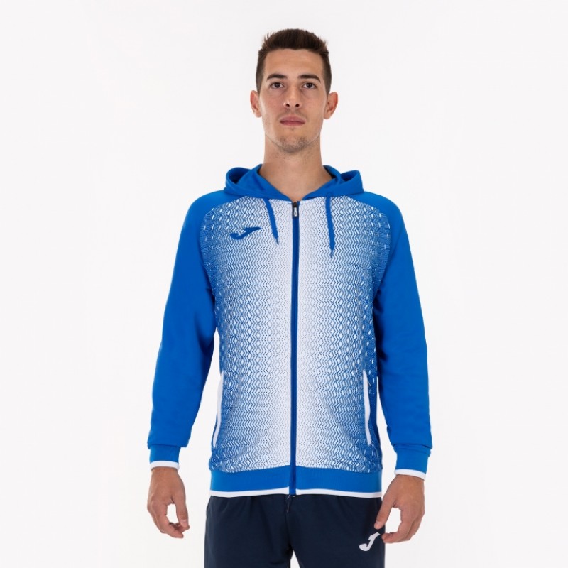 Олімпійка JOMA  синьо-біла з капюшоном SUPERNOVA 101285.702