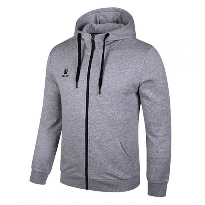 Олимпийка Kelme HOODIE с капюшоном серая 3881313.9221