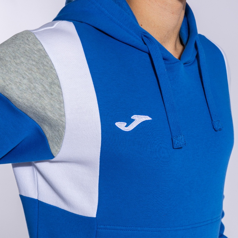 Худи Joma CONFORT III с капюшоном синее 102745.702