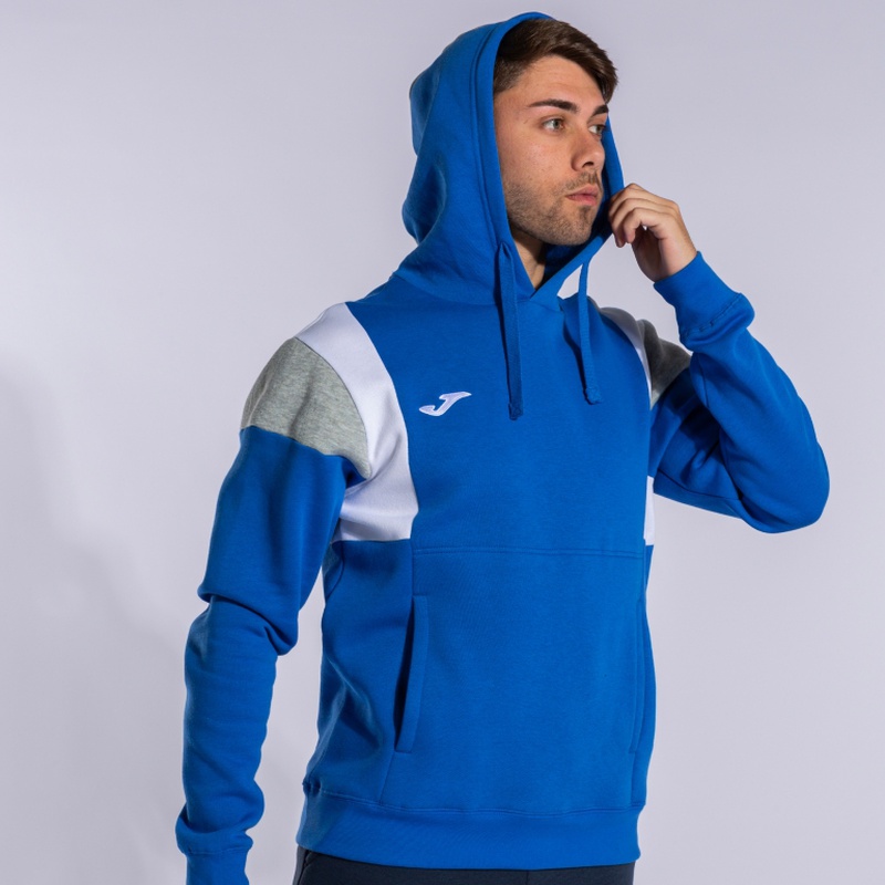 Худи Joma CONFORT III с капюшоном синее 102745.702