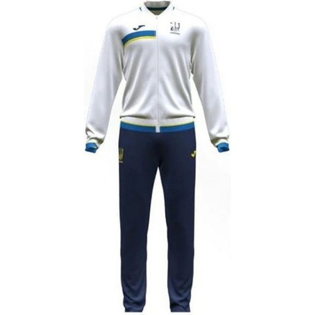 Спортивный костюм Joma ФФУ мужской белый с темно-синим AT101345A203