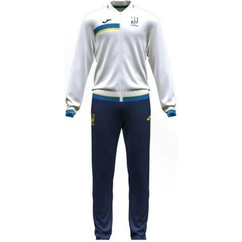 Спортивный костюм Joma ФФУ мужской белый с темно-синим AT101345A203