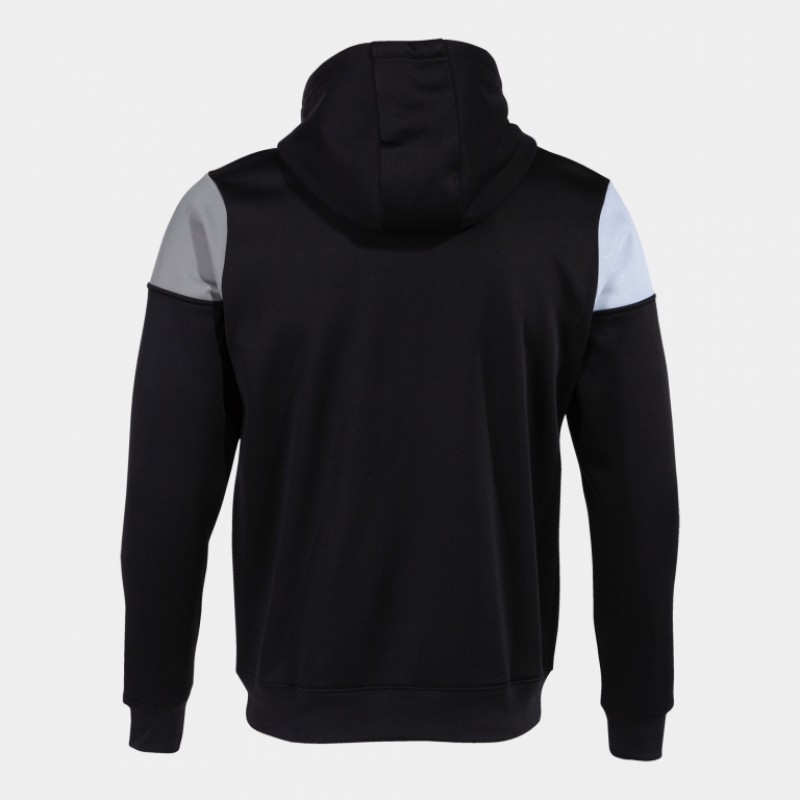 Олімпійка JOMA  з капюшоном чорно-сіра CREW V 103087.111