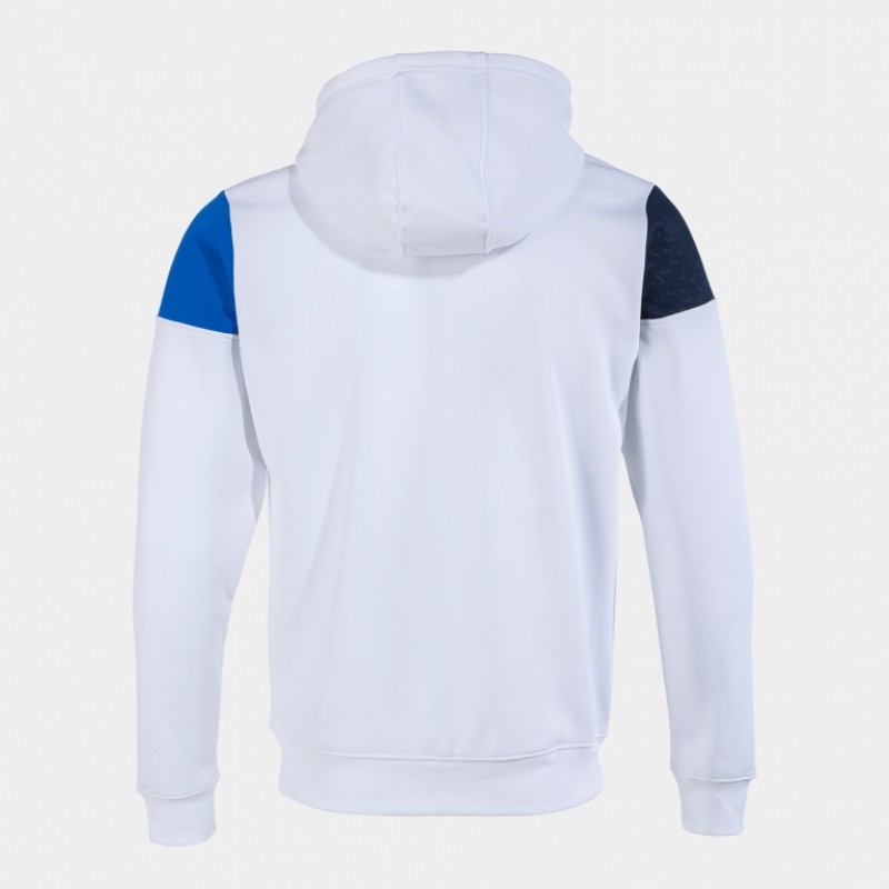 Олимпийка Joma CREW V с капюшоном бело-синяя103087.207
