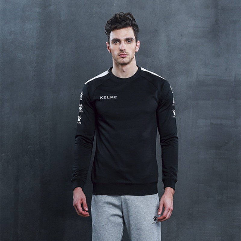 Реглан Kelme черно-белый детский LINCE 3883524.9003