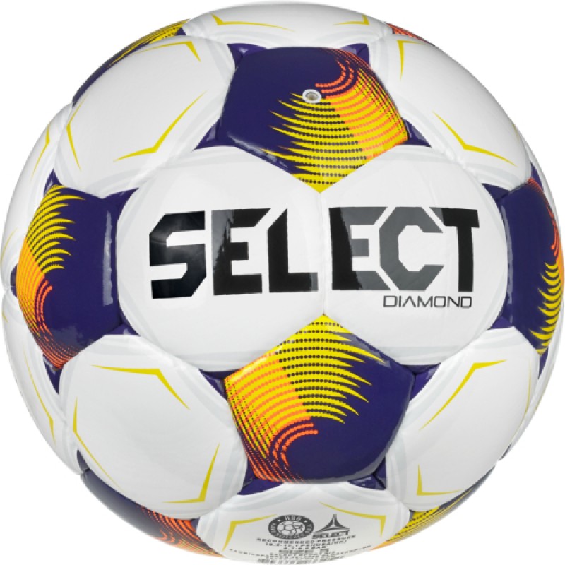 Футбольный мяч SELECT Diamond (FIFA Basic) (бело/оранжевый)
