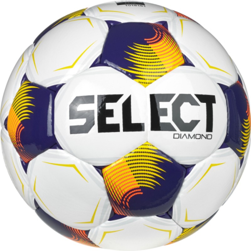 Футбольный мяч SELECT Diamond (FIFA Basic) (бело/оранжевый)