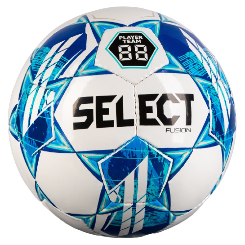 Футбольный мяч SELECT Fusion (бело/синий)