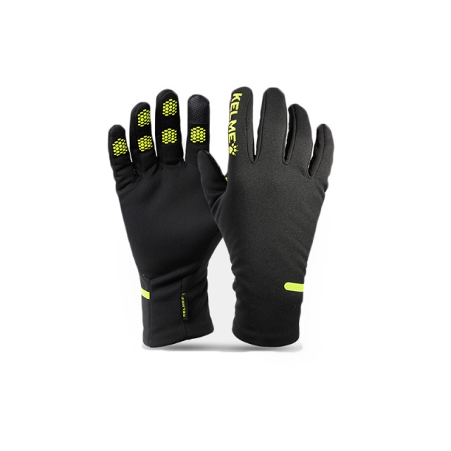 Перчатки Kelme черно-желтые 9886405.9010