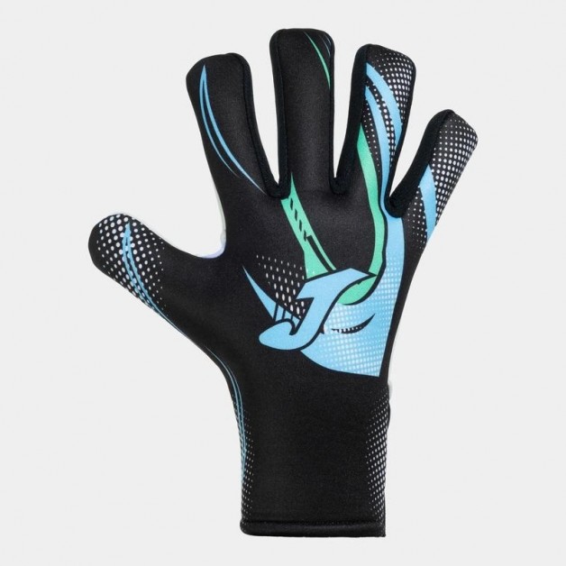 Вратарские перчатки Joma черно-бирюзовые HUNTER 401949.116