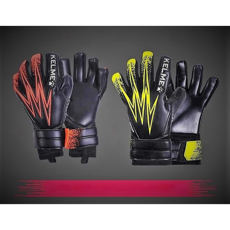 Воротарські рукавички Kelme Training чорно-оранжеві 9896409.9009