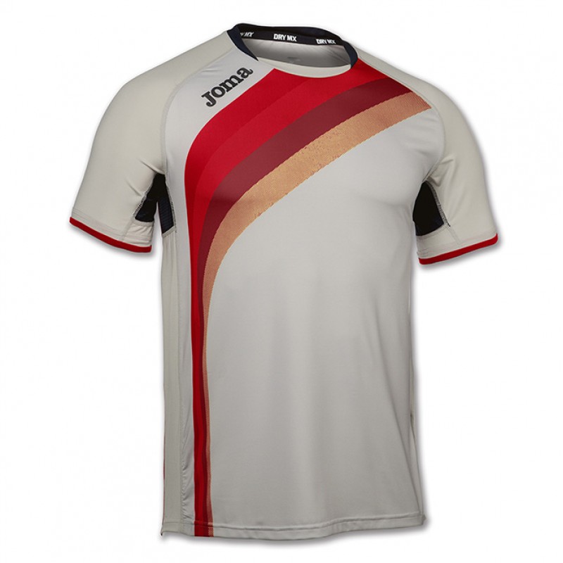 Футболка серо-красная JOMA ELITE V 100393.256