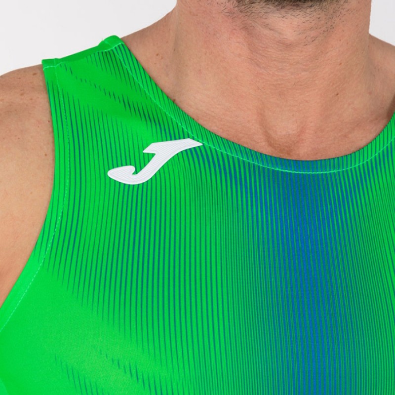 Майка салатово-синяя OLIMPIA 101348.027