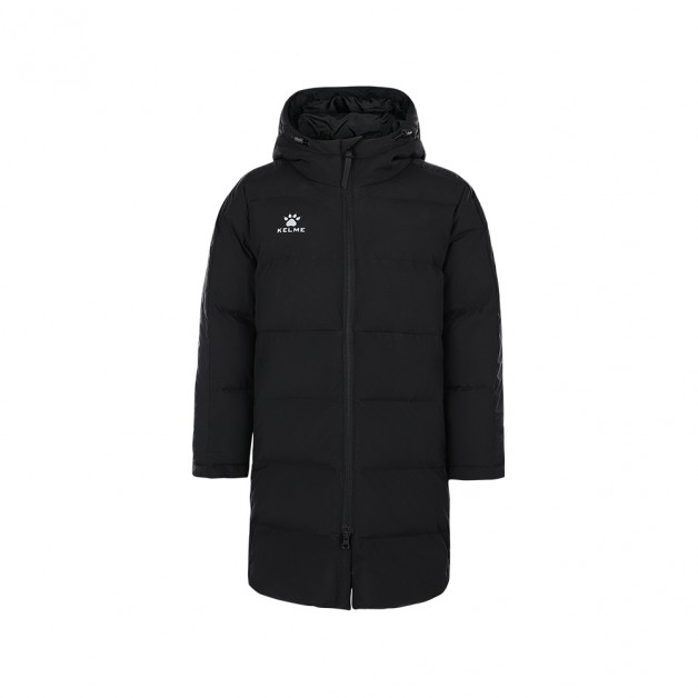 Куртка довга чорна дитяча KELME 8261MF3014.9000