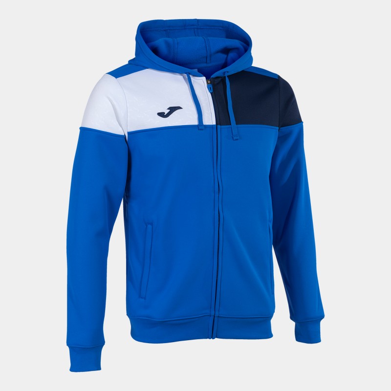Олимпийка Joma с капюшоном сине-белая CREW V 103087.703