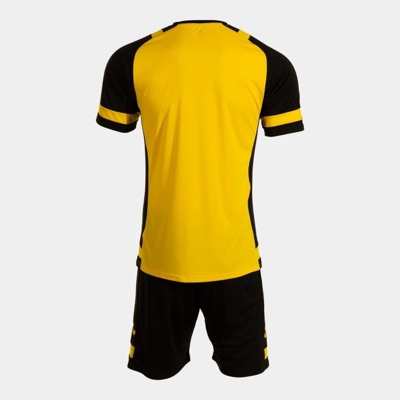 Комплект Joma жовто-чорний  футболка короткий рукав і шорти LIDER 104285.901