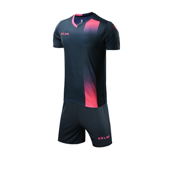 Комплект футбольньої форми т.синьо-рожевий KELME ALICANTE 3881020.9420
