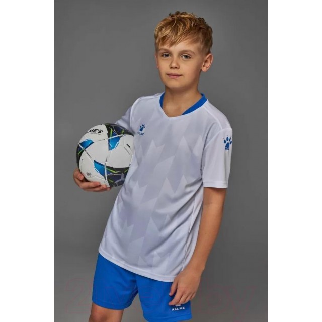 Комплект детской футбольной формы Kelme белый BURGOS 8251ZB3003.9100