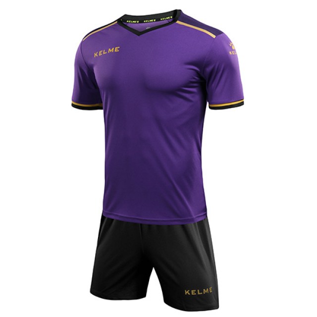 Комплект футбольной формы фиолетово-черный KELME SEGOVIA 8351ZB1158.9510